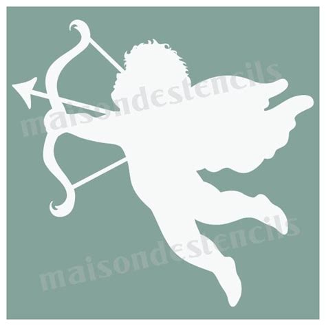 Cupid 8x8 Stencil | Fanny Printable