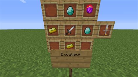 The Excalibur Mod Mcreator