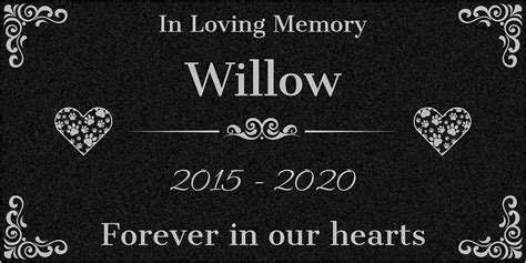 Personalized pet memorials Stones,Headstone for Pets Grave,Pet Memorial ...