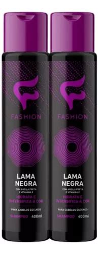 Kit X Shampoo Lama Negra Fashion Cosm Ticos Ml Parcelamento Sem Juros