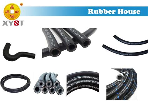 Black Round Corrosive Oil Resistant Rubber Tube Pipe Hose 1 Inch