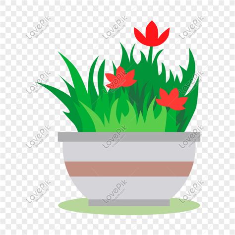 Detail Gambar Kartun Bunga Dalam Pot Koleksi Nomer 19