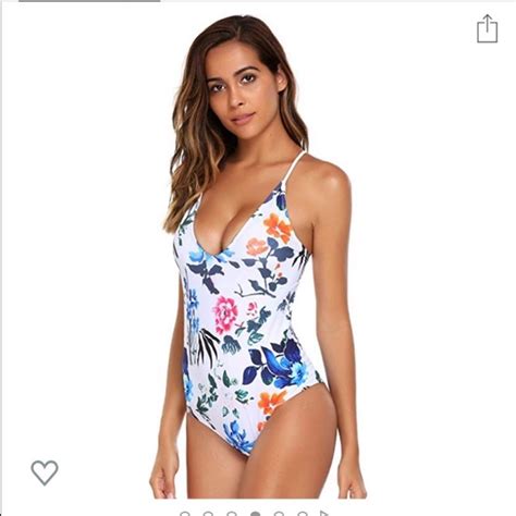 Ekouaer Swim One Piece Floral Bathing Suit Poshmark