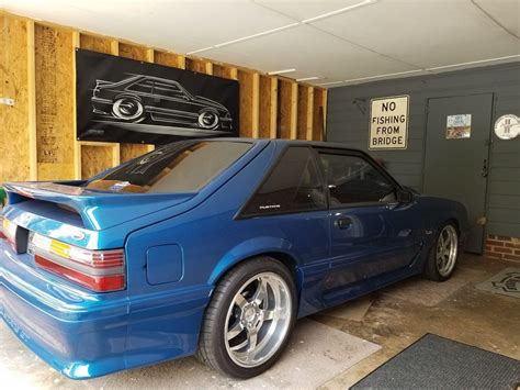 Fox Body Notch Mustang Big Banner 1987 1993 Notchback Coupe Etsy