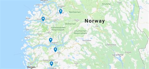 Itinerary for the Norway Fjords Road Trip in a Motorhome - Norway Motorhome Routes in a ...