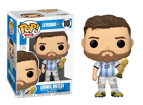 Funko Pop Custom Leyendas 10 Lionel Messi Qatar 2022 Funko Shop