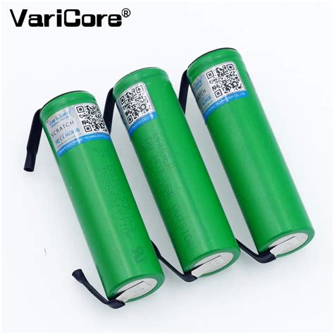 Pcs Varicore Vtc V Mah Rechargeable Li Ion Battery For