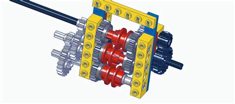 乐高动画齿轮箱 Proe 模型图纸下载 懒石网