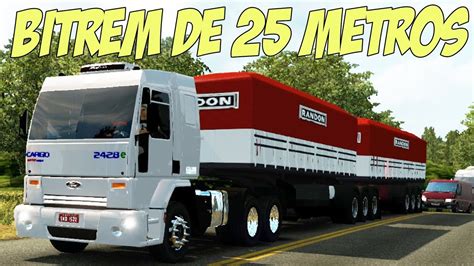 FORD CARGO 2428 PUXANDO BITREM NA MARRA MAPA EAA 40 TONELADAS