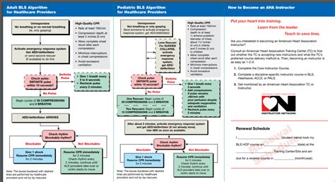 American Heart Association Cpr Cheat Sheet