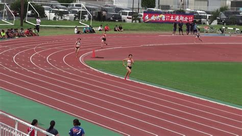 2018 茨城県高校新人陸上 県南地区女子マイル予選2組 Youtube