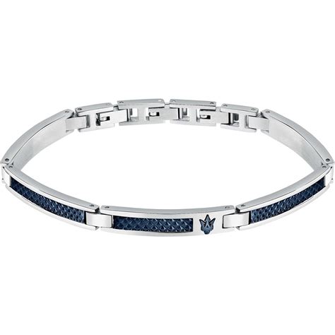 Bracciale Uomo Gioielli Maserati Iconic Jm Avd Bracciali Maserati