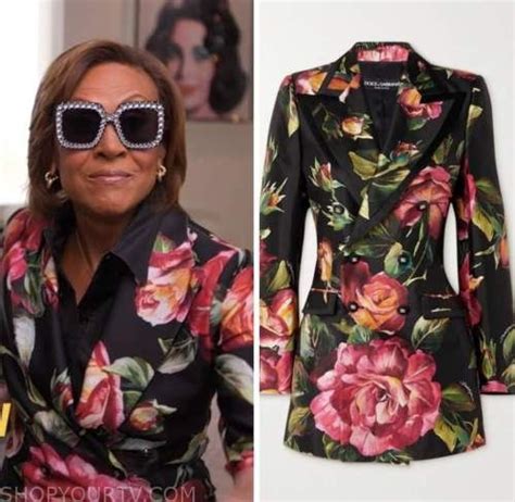 Good Morning America November 2022 Robin Robertss Black Floral Blazer Robin Roberts Where To