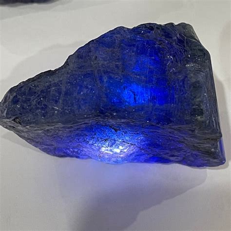 Carat Natural Big Purple Blue Tanzanite Rough Gemstone Etsy