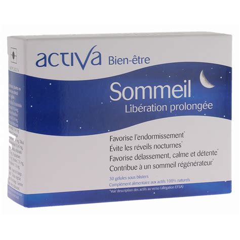 Bien Tre Sommeil Lib Ration Prolong E Activa Boite De G Lules