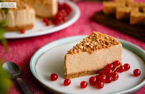 Tarta de turrón sin horno vídeo receta de cocina fácil sencilla y