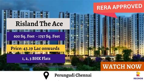 Risland The Ace Perungudi Chennai Flats For Sale