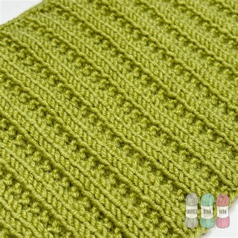 How To Knit Garter Rib Stitch Free Video Tutorial And Written Pattern