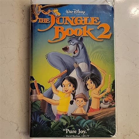 Walt Disney Media Walt Disneys The Jungle Book Vhs Tape Poshmark