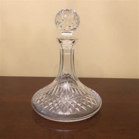 Vintage Waterford Crystal Lismore Ships Decanter Chairish