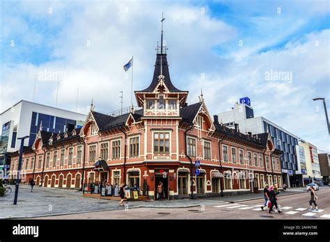 Jyvaskyla Finland August 18 2017 Street View From Asemakatu And