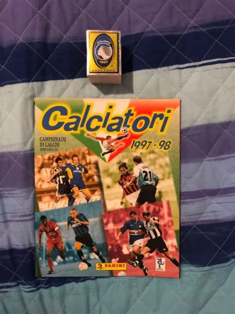 SET COMPLETO CON Album Vuoto Figurine Panini Calciatori 1997 1998 EUR