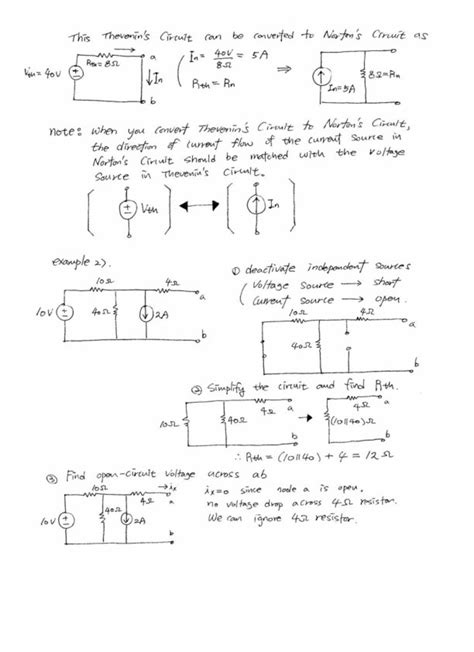 Thevenins And Nortons Equivalent Circuit Tutorial Thevenins Theorem