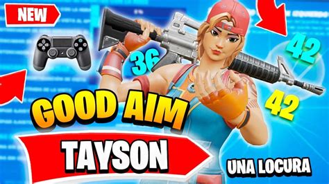 La Sensibilidad De Tayson Convertida A Mando Consola Fortnite Ps