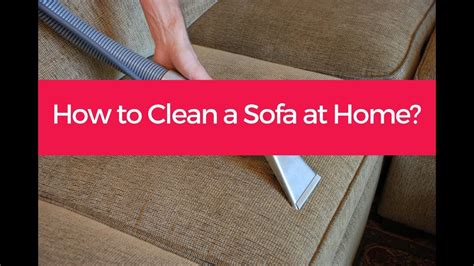 How To Clean Sofa At Home Easy Steps Youtube