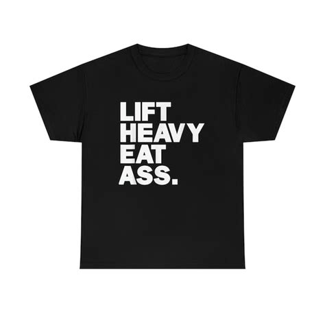 Lift Heavy Eat Ass Etsy De