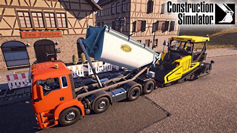 Construction Simulator 2022 Road Paving Contract Europe Map YouTube