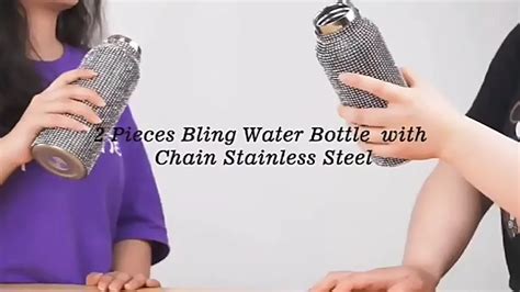 Oz Bling Rhinestone Bottles Bulk Glitter Stainless Steel Water