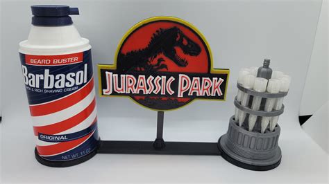 Display Stand For Jurassic Park Barbasol Cryo Can Etsy