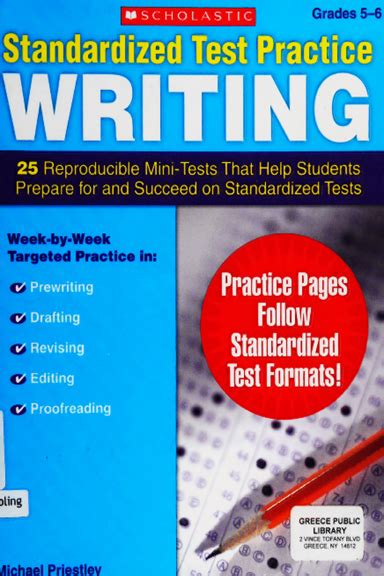 Scholastic Teaching Resources Standardized Test Practice Writing