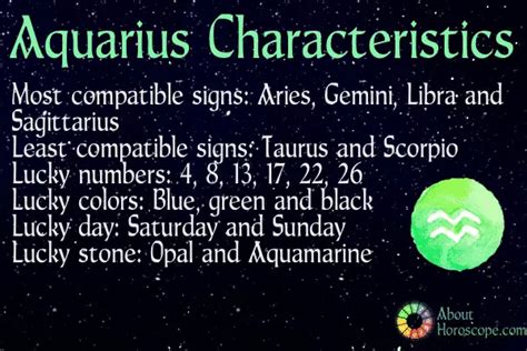 Aquarius Traits Personality And Characteristics