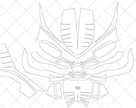 Iron Man Helmet Template A Size