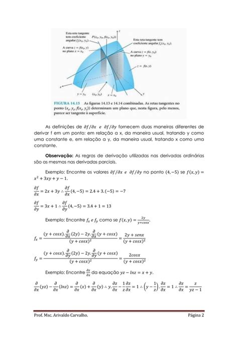 Aula Derivadas Parciais Pdf