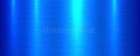 Blue Brushed Metal Texture Background Shiny Lustrous Metallic 3d