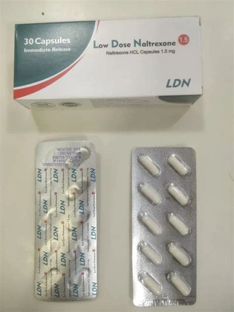 Low Dose Naltrexone LDN 1 5mg 3mg 4 5 Mg Capsules For Personal At