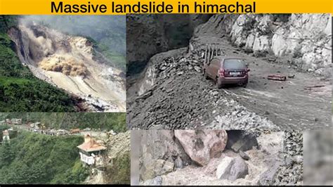 Massive Landslides Caught On Camera Himachal Pradesh Kinnaur