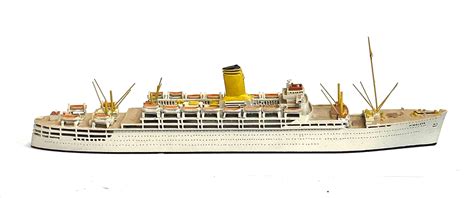 Lot Ss Himalaya Passenger Ship Albatros Germany No 259 Die Cast Waterline Model 1 1250 Scale