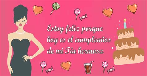 Hermosas Tarjetas De Feliz Cumpleaños Para Una Tía | Portal De Feliz ...