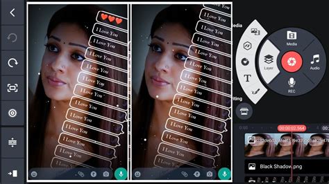 Kinemaster Tutorial Trending Love Lyrics Photo Status Video Editing
