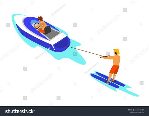 Waterski Clipart