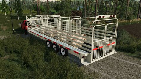 32ft Gooseneck Trailer Fs22 Kingmods