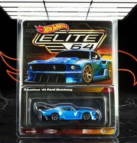 Машинка Hot Wheels HWC Elite 64 Series Modified 69 Ford Mustang Хот Вилс купить с доставкой