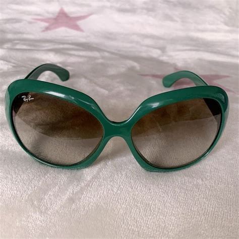 Ray Ban Jackie O Sunglasses In Green Jackie Ohh Ii Rb4098 6009 8e