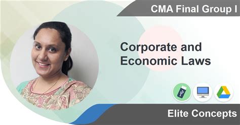 Cma Final Corporate And Economic Laws Online Video Lectures By Anshika