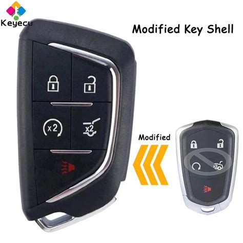 Keyecu Modified Smart Remote Car Key Shell Case Cover With Buttons