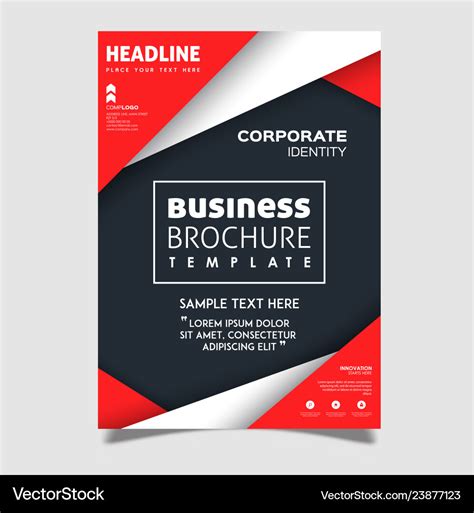 Creative Brochure Designs Royalty Free Vector Image